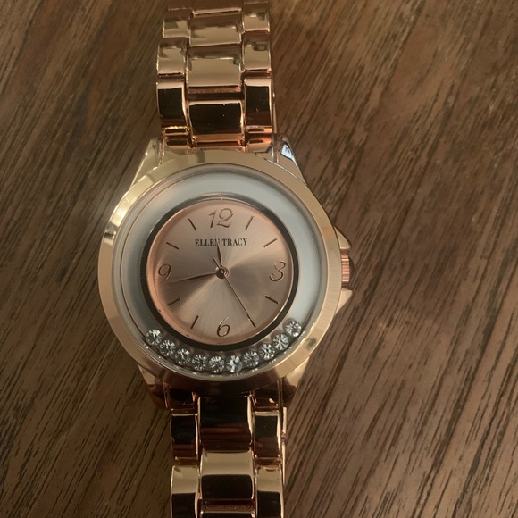 Watch by Ellen Tracy, Rose Gold, Never Worn - Picture 2 of 5